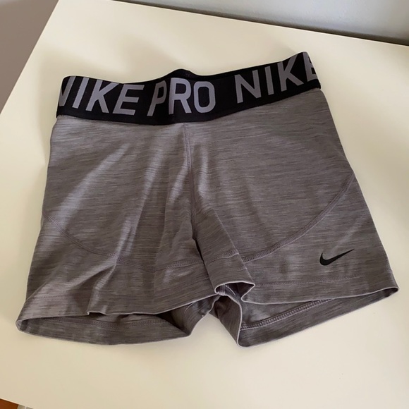 grey nike pro spandex